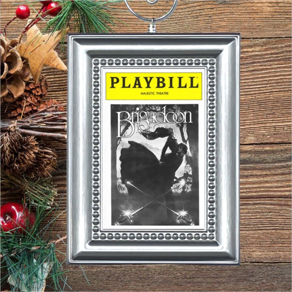 Brigadoon Broadway Musical Playbill Christmas Tree Ornament